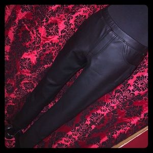 Pleather leggings